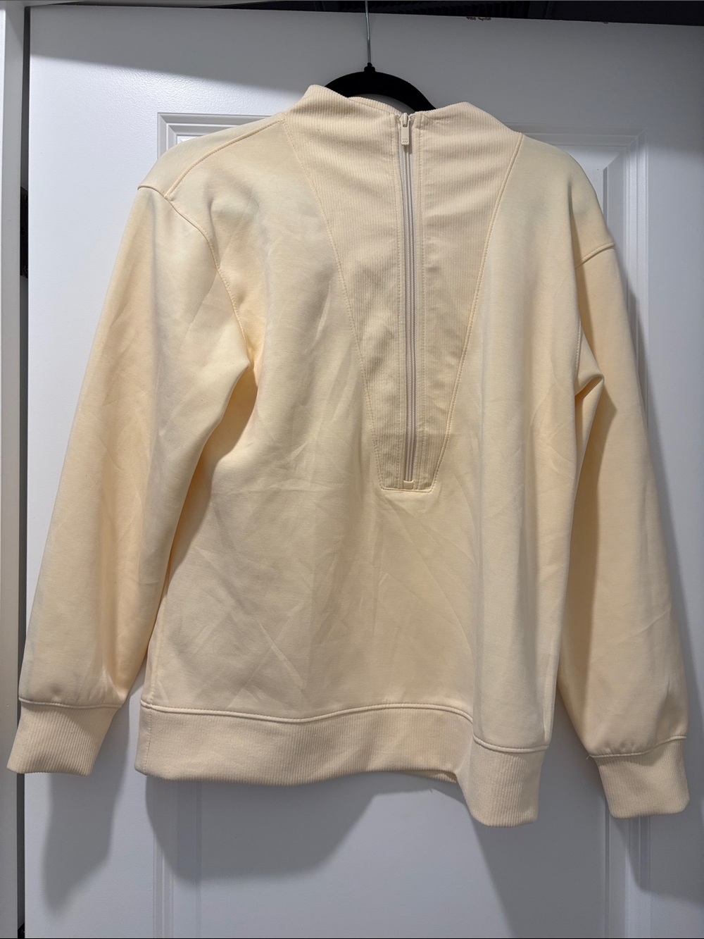Women’s Butter Yellow Half Zip Pullover